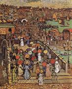 Maurice Prendergast Ponte della Paglia in Venice china oil painting reproduction